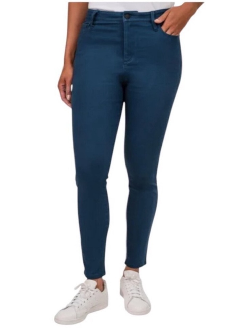 NWT United Colors of Benetton High Rise Pants Blue Size 4